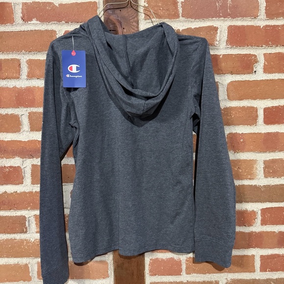 Champion Dark Gray Hoodie with Logo! NWT! - Picture 8 of 10